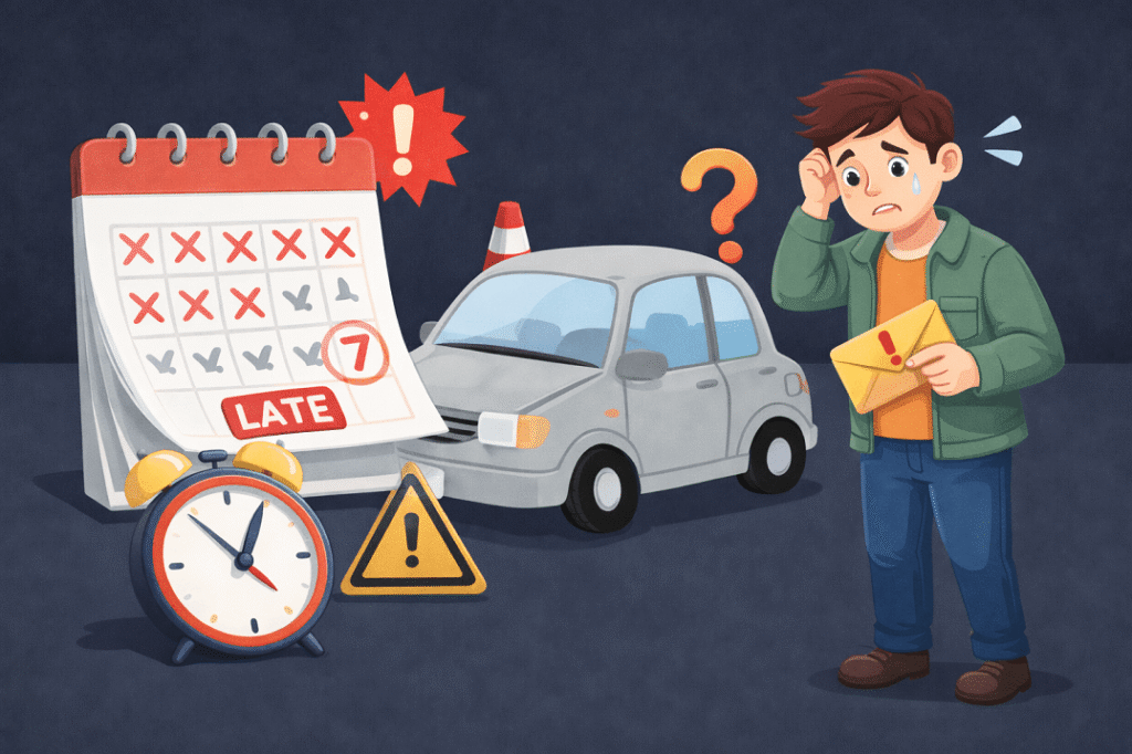 Przegląd auta po terminie – Od kiedy kara za spóźnienie?